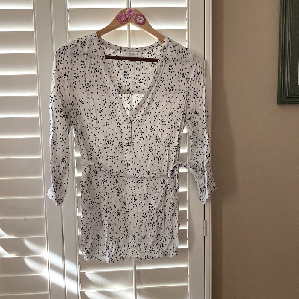Light and Breezy 3/4 sleeve Maternity Top